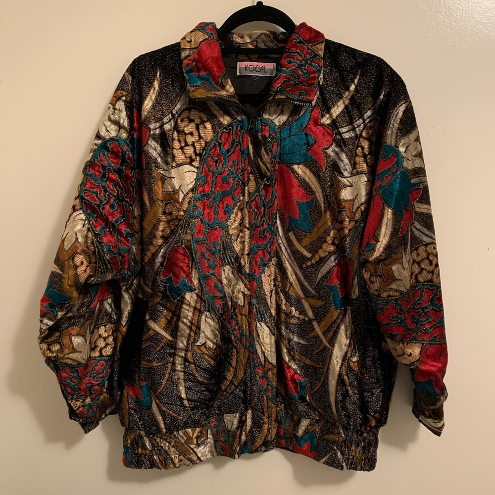 Colorful Velvet Jacket